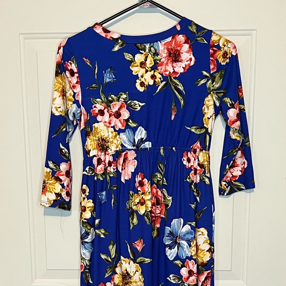 Tween girls long Pomelo floral dress